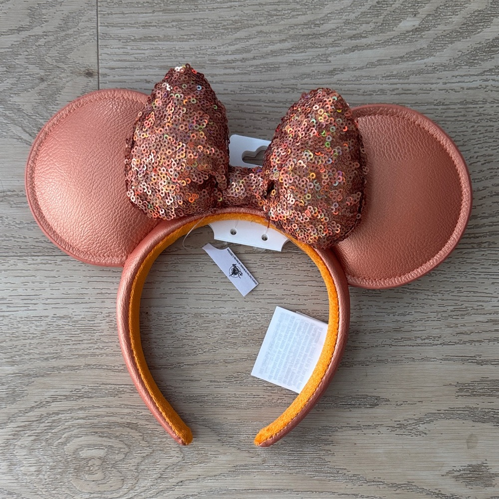 Disney Copper Sequin Mouse Ears Headband